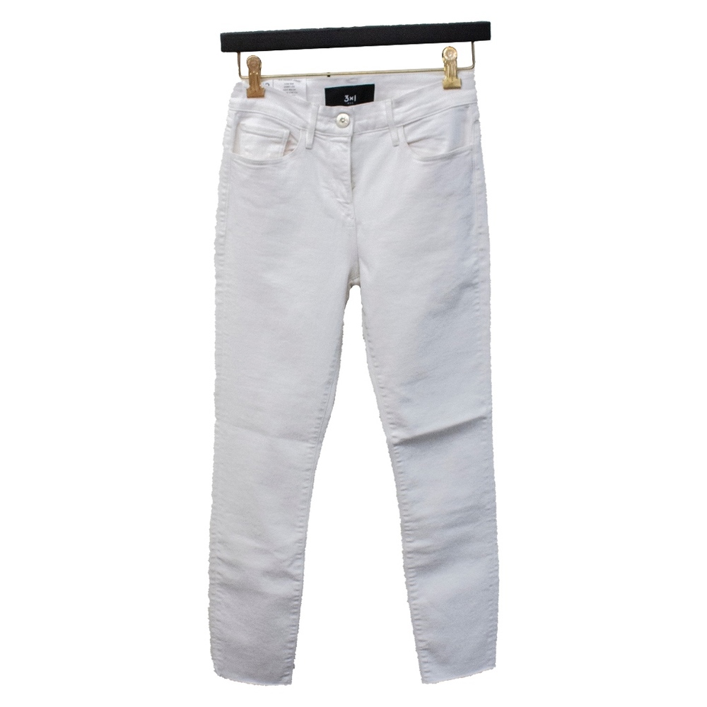 3x1 W2 SKINNY CROP JEAN, WHITE